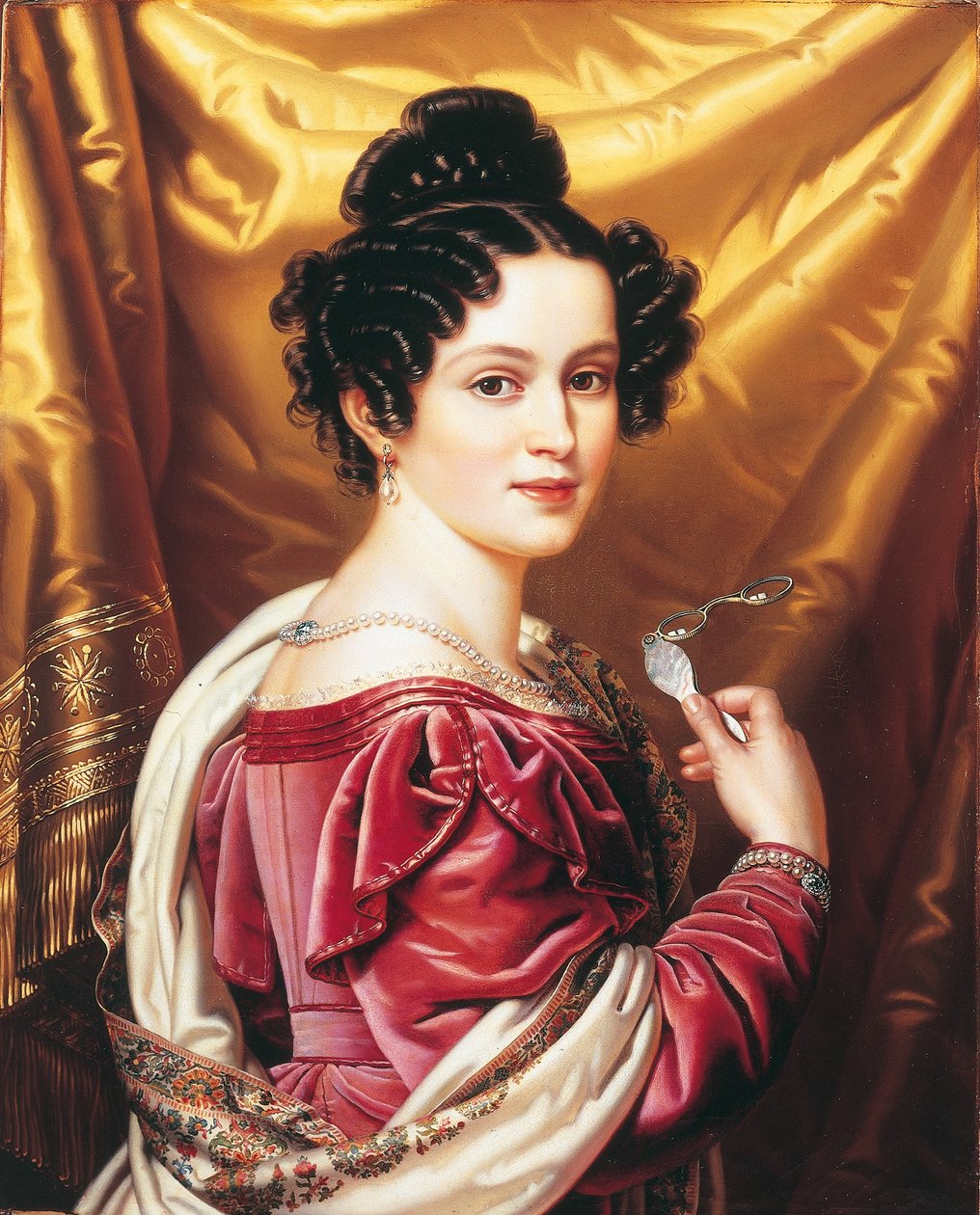 Carl von Sales - Retrato de Henriette de Austria (1828) af Carl von Sales