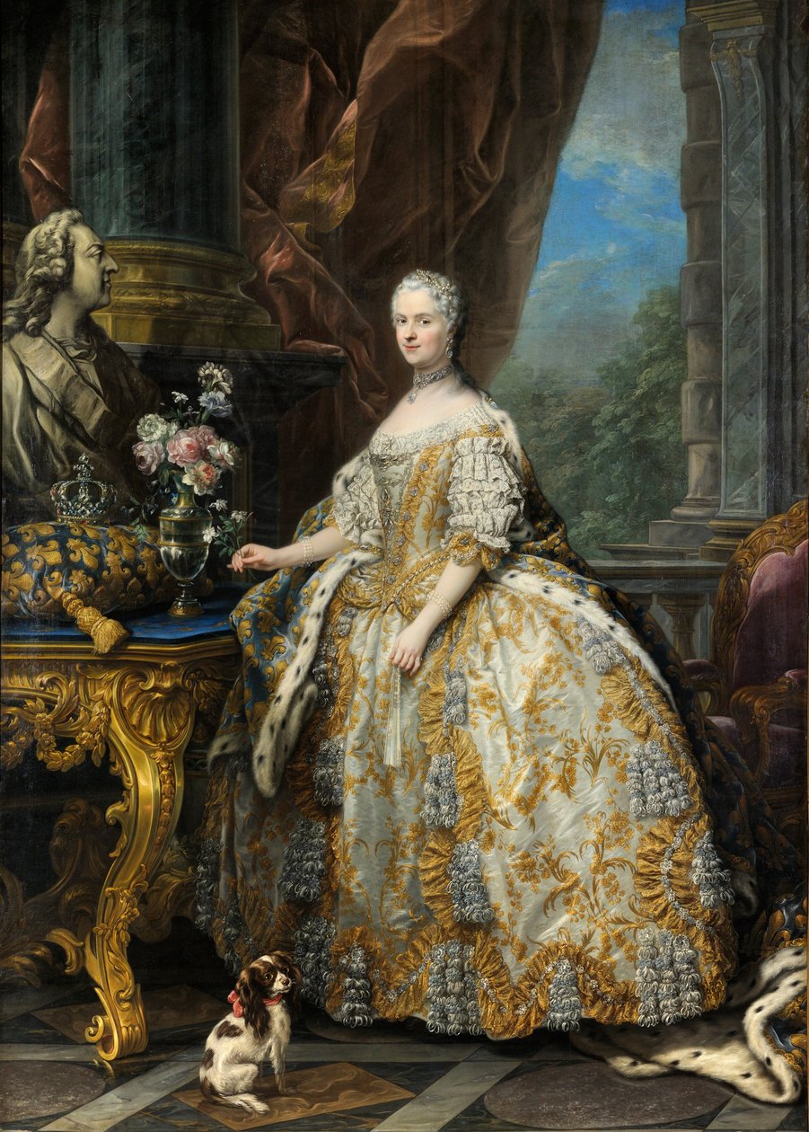 Marie Leszczinska, dronning af Frankrig (1703-1768) af Carle van Loo