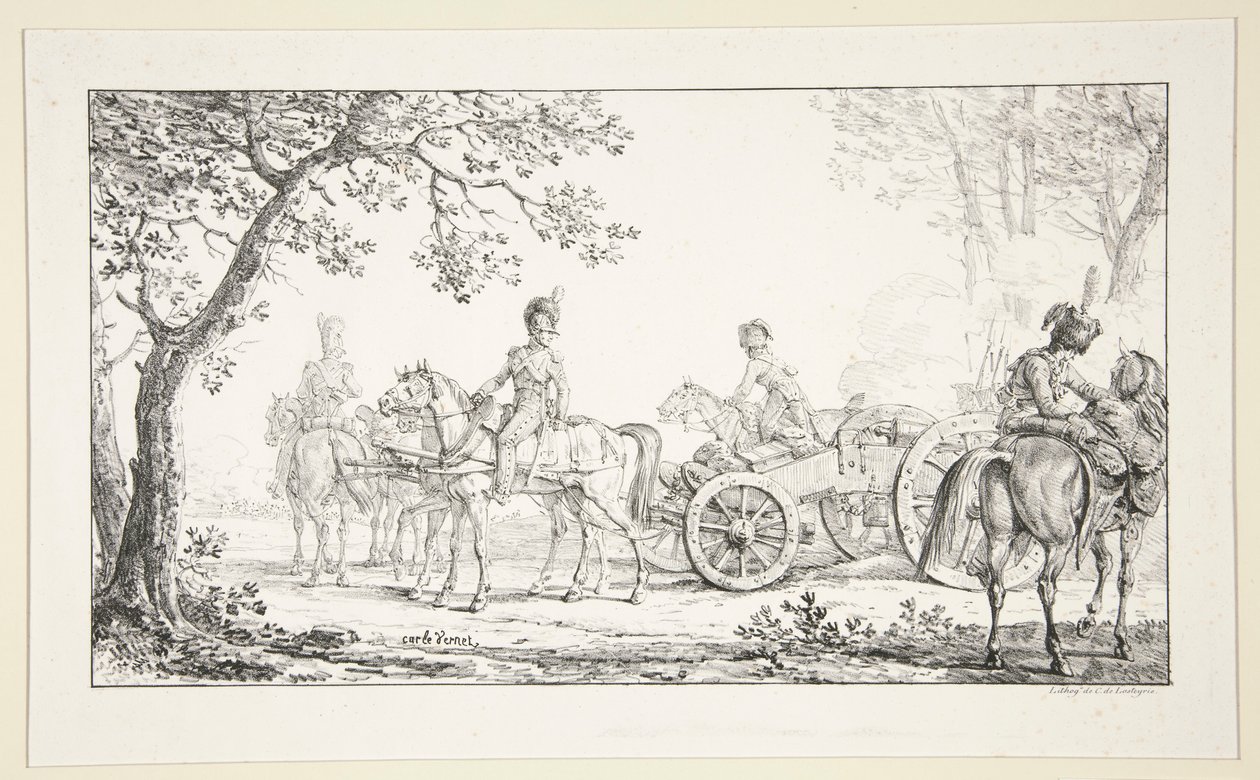 Artilleri march af Carle Vernet