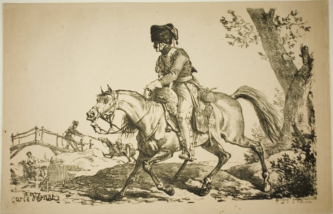 Artillerist til hest af Carle Vernet