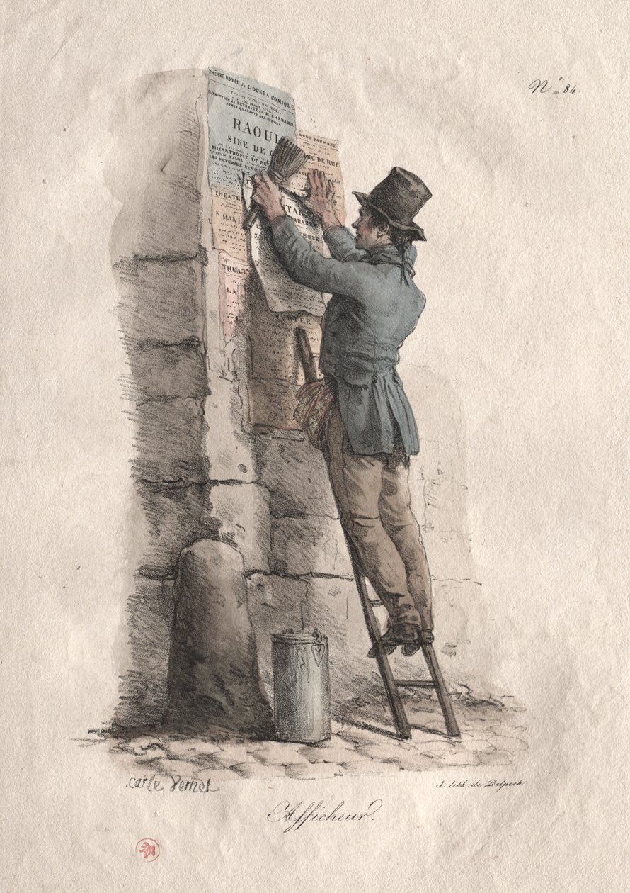 Bill Plakat af Carle Vernet