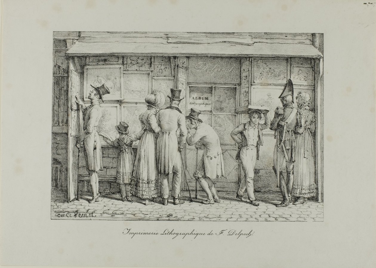 Delpechs trykkeri af Carle Vernet