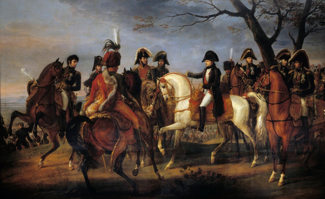 Napoleon gav ordren før slaget ved Austerlitz den 2. december af Carle Vernet