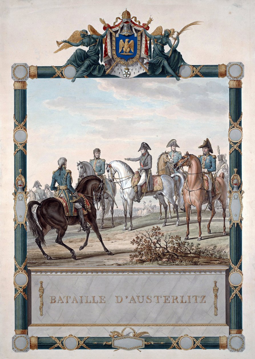 Slaget ved Austerlitz den 2. december af Carle Vernet