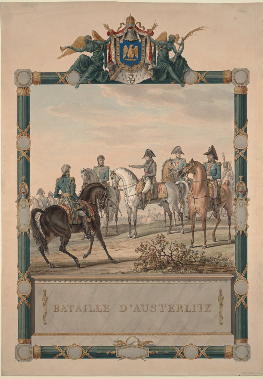 Slaget ved Austerlitz den 2. december 1805, 1805 af Carle Vernet