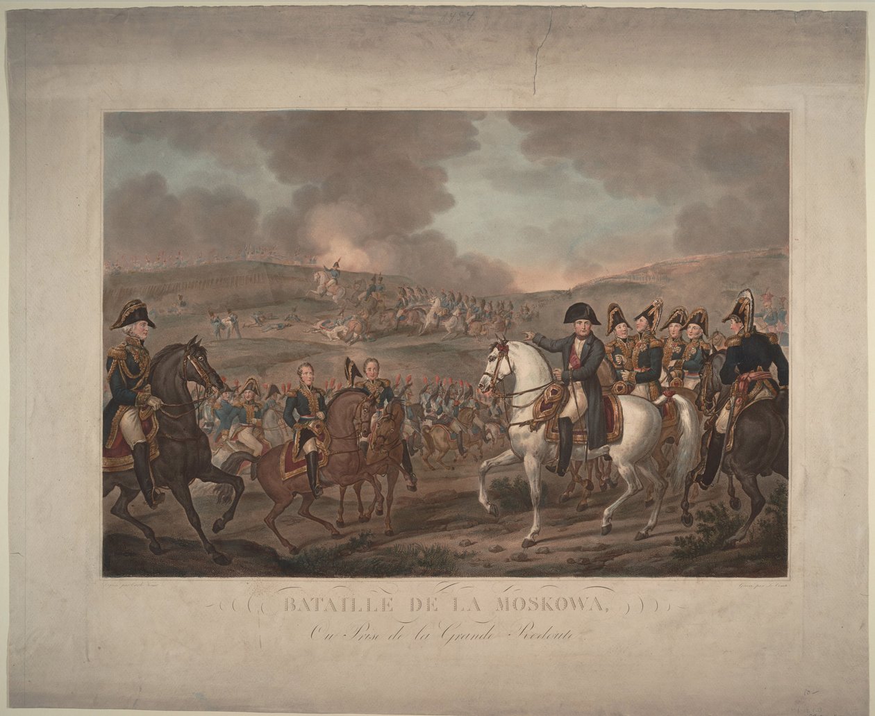 Slaget ved Borodino den 26. august 1812, 1825 af Carle Vernet