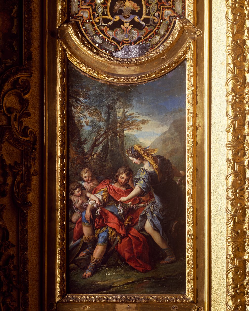 Armada lænker Ronaldo, af Carle van Lo (1705-1765), Royal Palace (Palazzo Riley), Torino, Italien af Carle van Loo