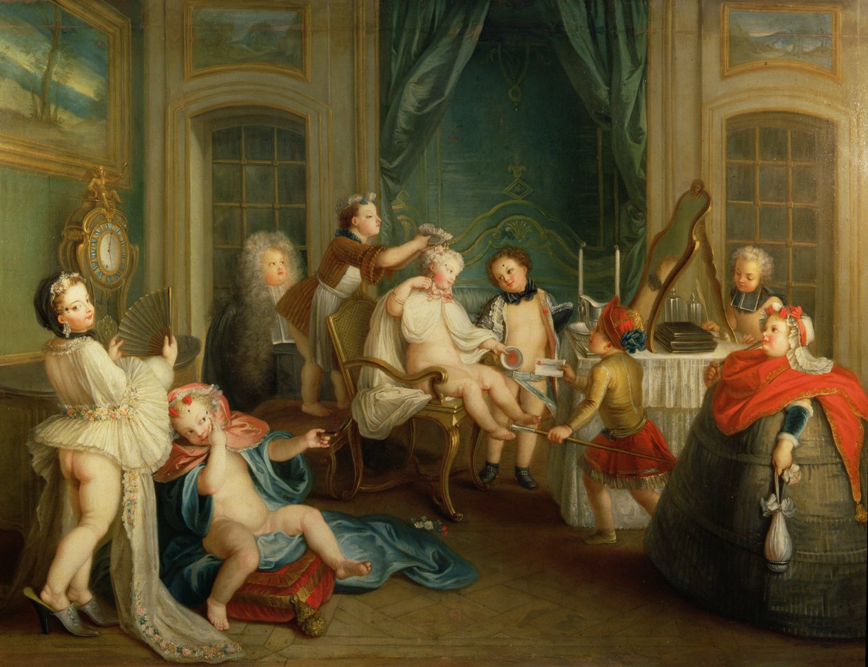 Boudoir interiør af Carle van Loo