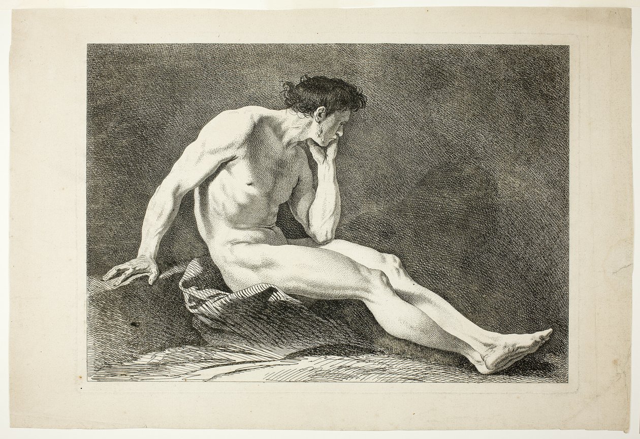 Figur, fra Six Figures Académiques af Carle van Loo