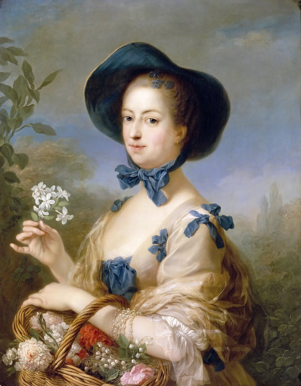 Jeanne-Antoinette Poisson, Marquise de Pompadour Smukke Jardiniere af Carle van Loo