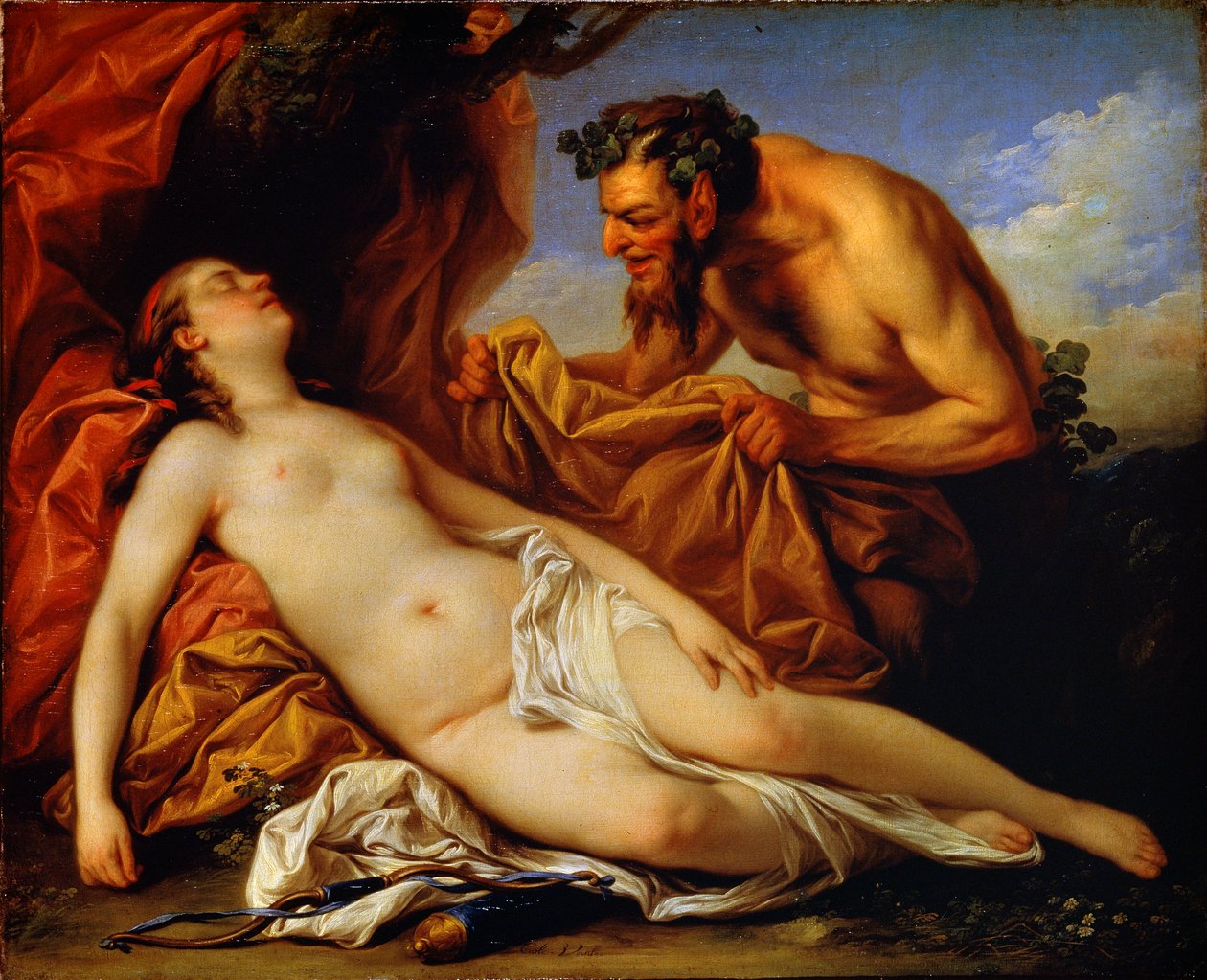 Jupiter og Antiope, c1753 af Carle van Loo