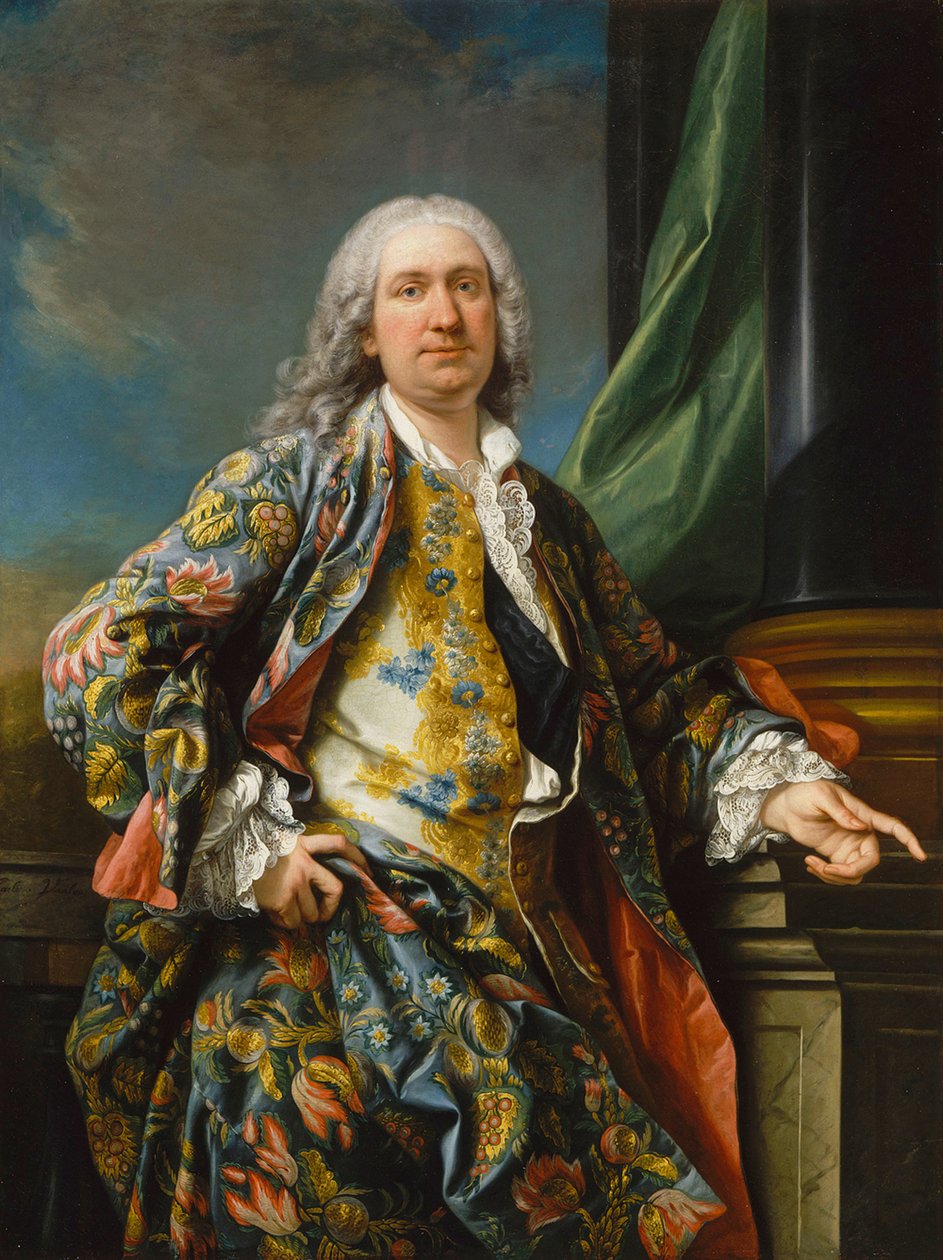 Portræt af en ukendt mand, ca 1735-1739 af Carle van Loo