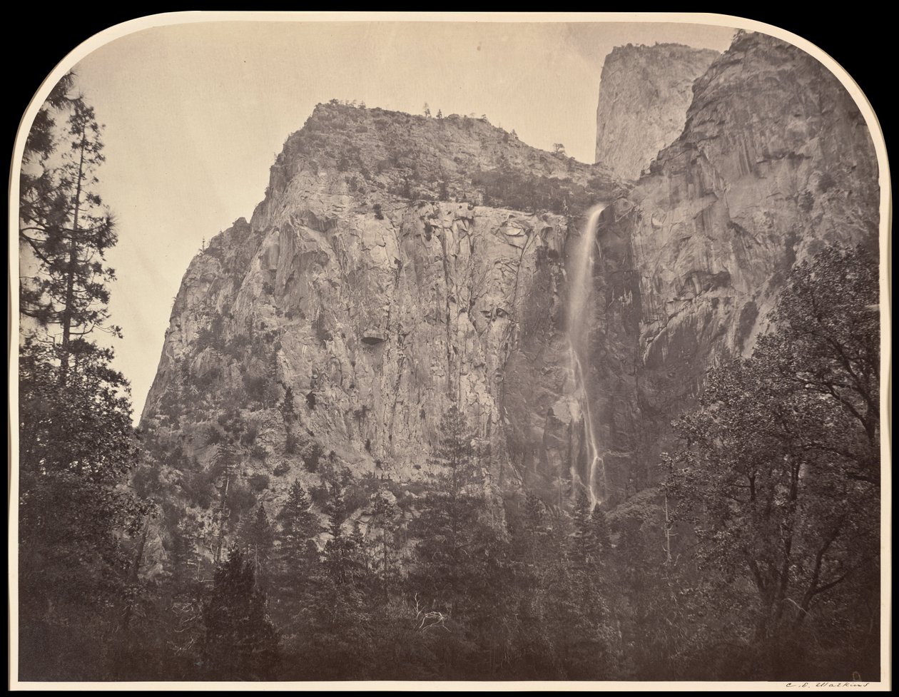 Pohono, Brudeslør, 900 Fødder, Yo Semit af Carleton E. Watkins