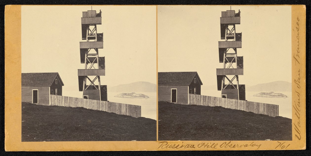Russian Hill Observatory af Carleton E. Watkins