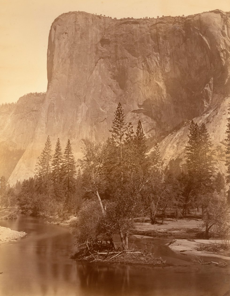 El Capitan af Carleton E. Watkins