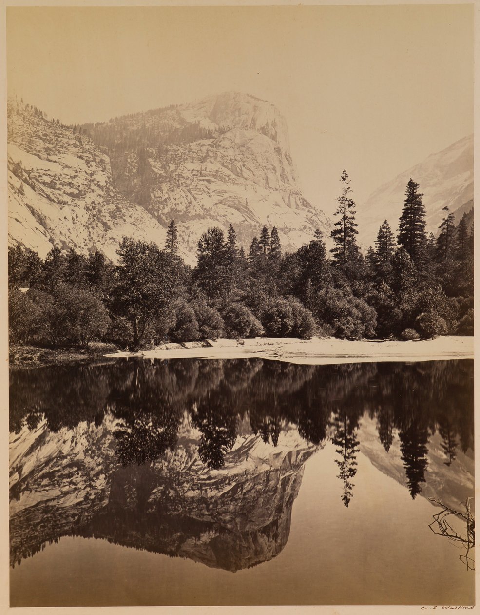 Mirror Lake af Carleton E. Watkins