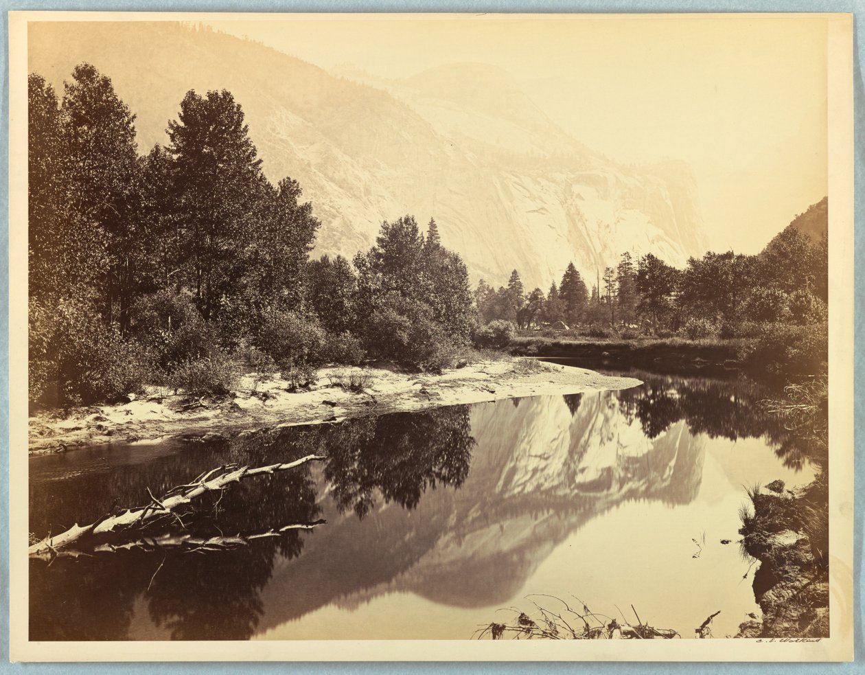 Tasoye, North Dome, 3729 fod, Yosemite af Carleton E. Watkins