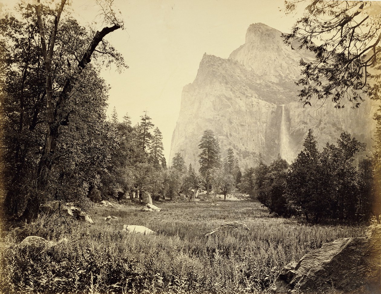 Brudeslør, 900 fod af Carleton Watkins