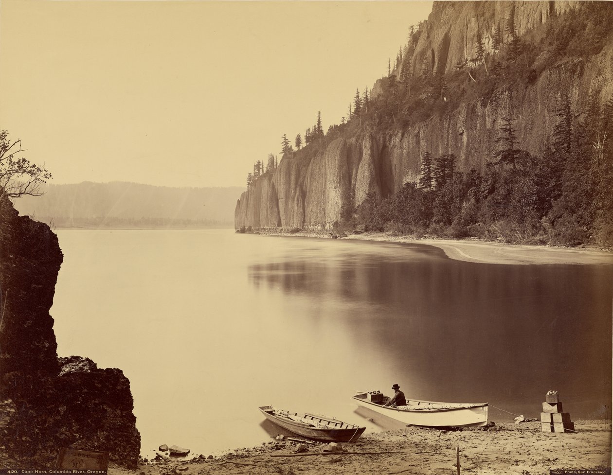 Kap Horn, Columbia-floden, Oregon af Carleton Watkins