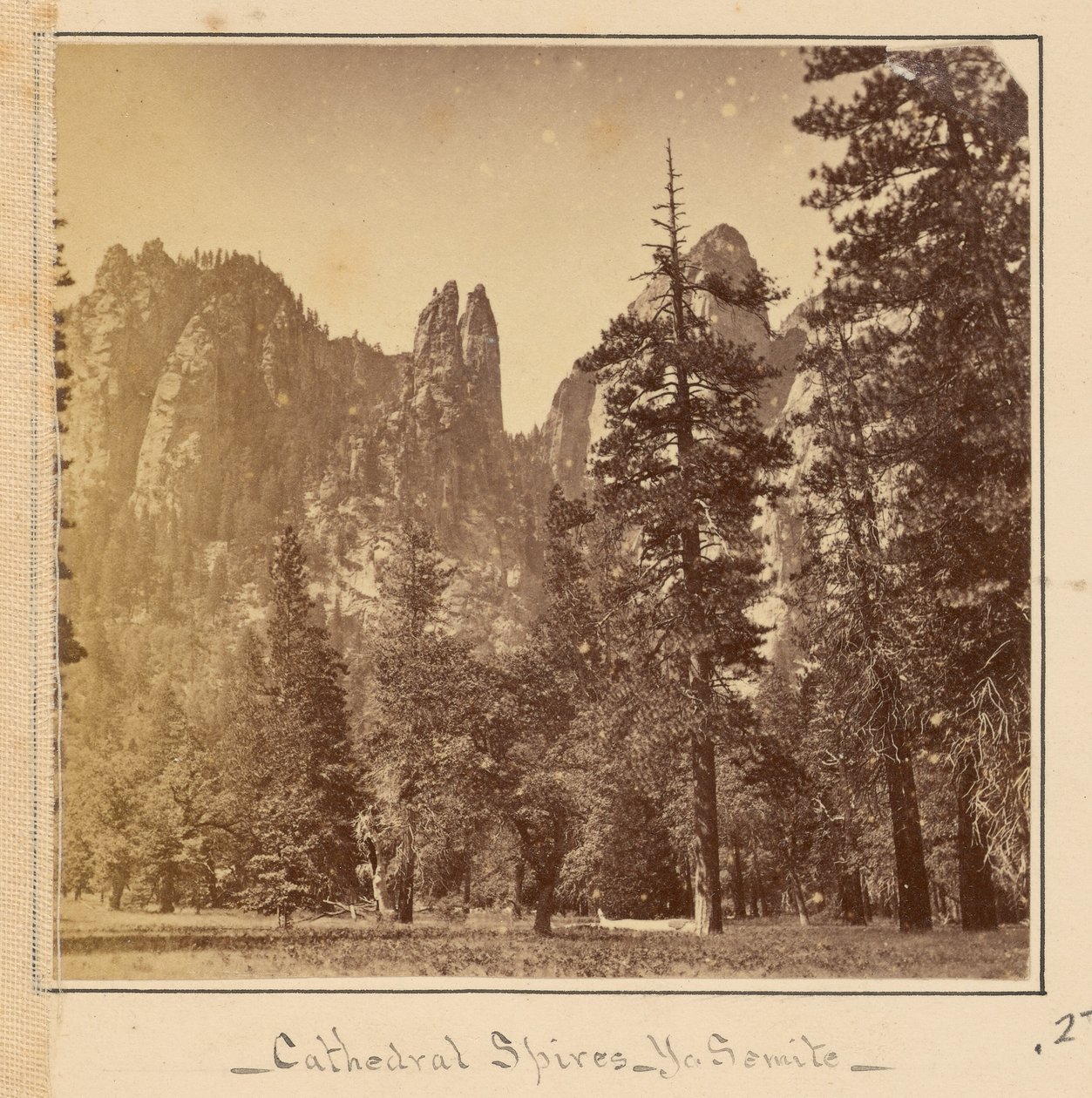 Katedralens spir, 2200 fod af Carleton Watkins
