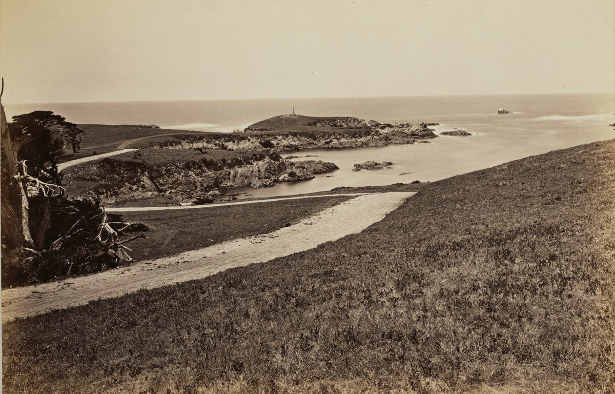 [Udsigt over kysten nær Monterey] af Carleton Watkins