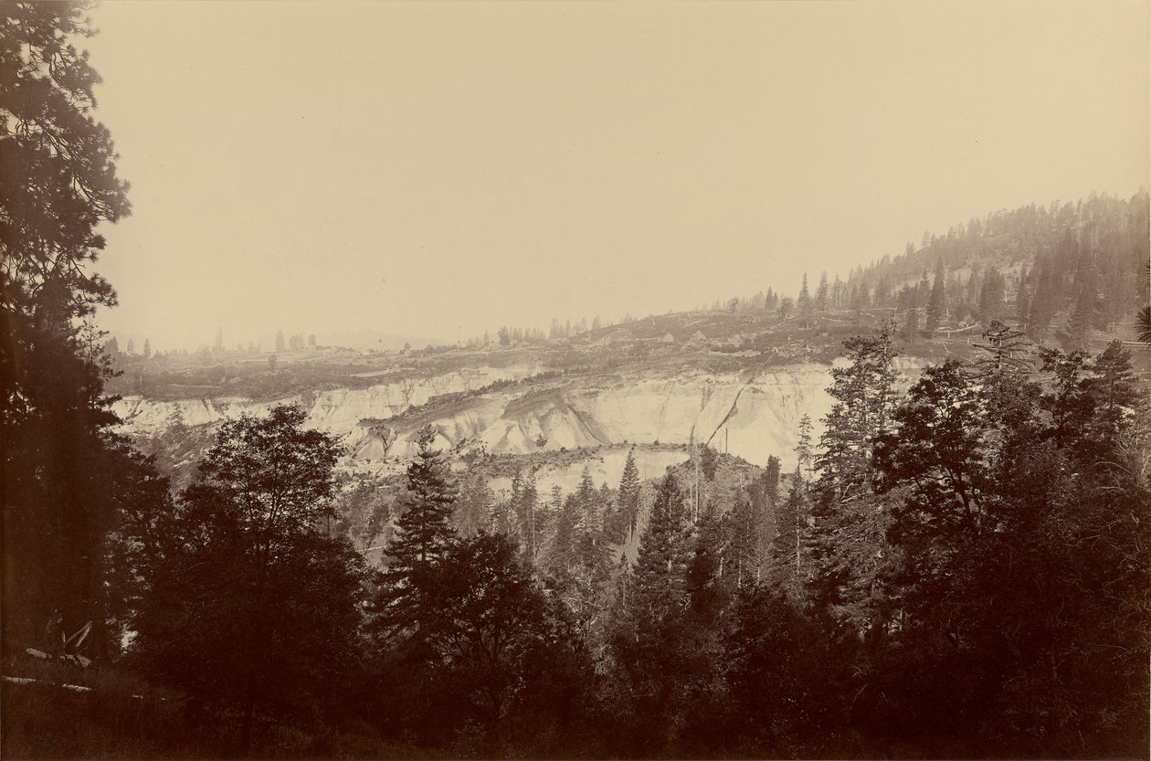 Oversigtsbillede, Relief Hill, Nevada, Co. af Carleton Watkins