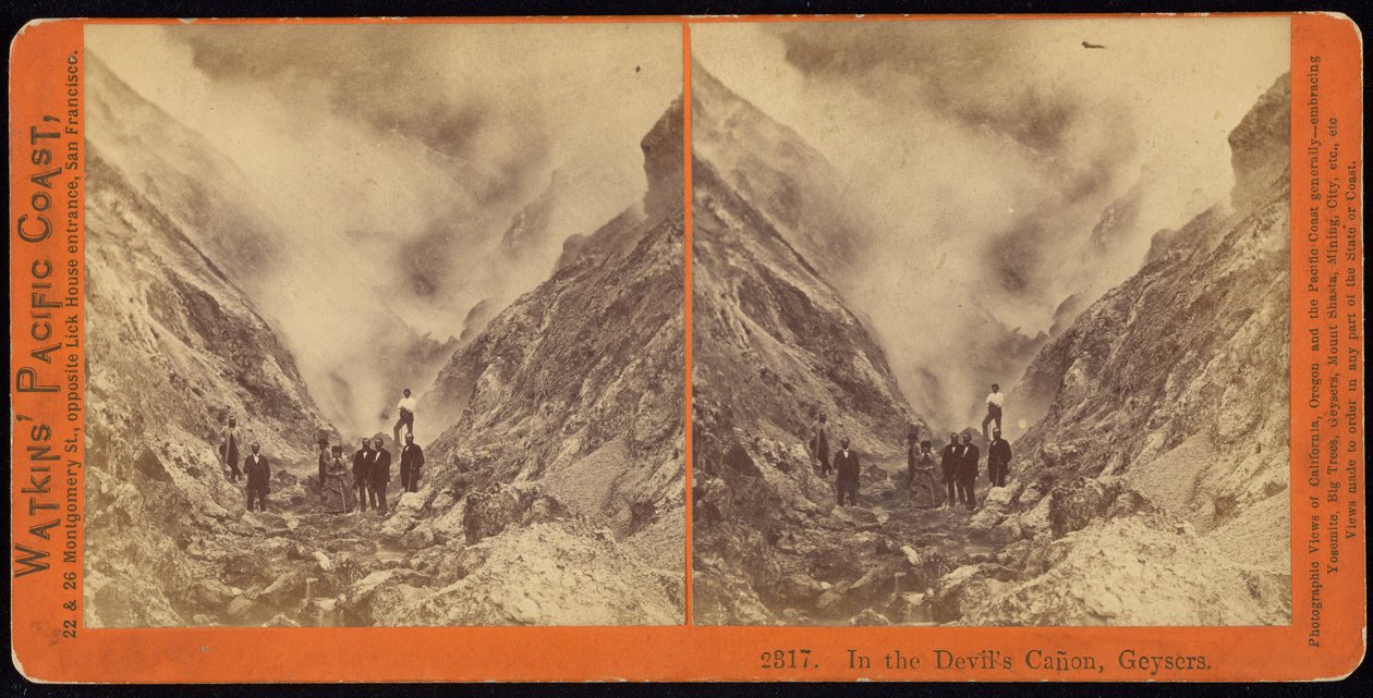 I Djævelens Canon, Gejsere af Carleton Watkins