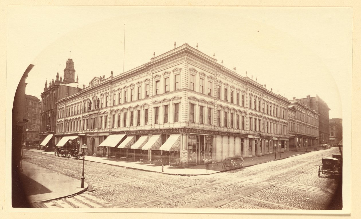 Lick House, San Francisco af Carleton Watkins