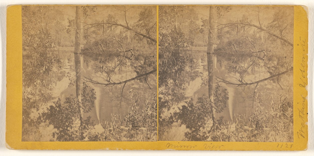 [Mirror View, Yosemite Valley, Mariposa County, Californien]. af Carleton Watkins