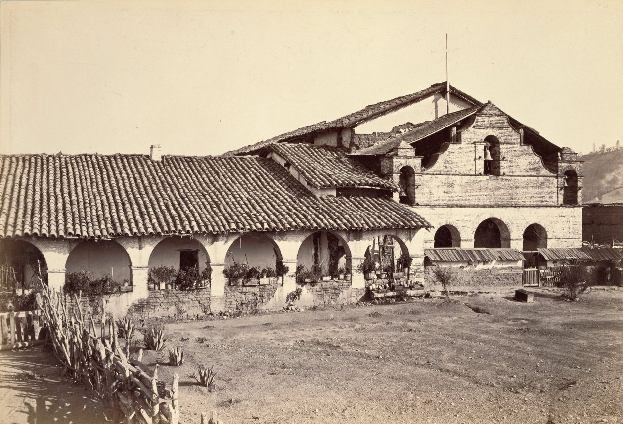 Mission, San Antonio de Padua af Carleton Watkins