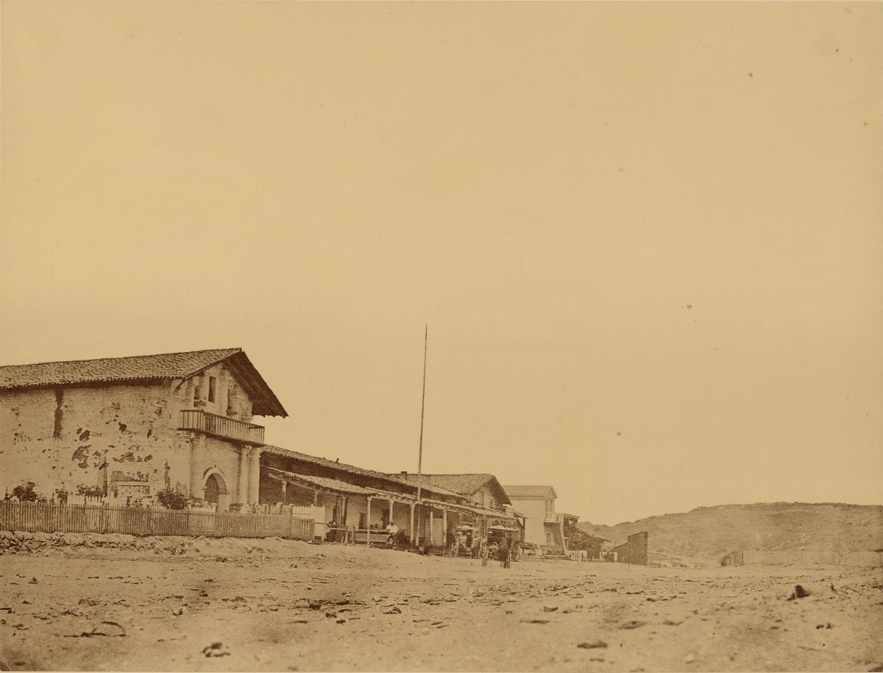 [Mission San Francisco de Asisi på Laguna de Los Delores, San Francisco] [Mission San Francisco de Asisi på Laguna de Los Delores, San Francisco]. af Carleton Watkins