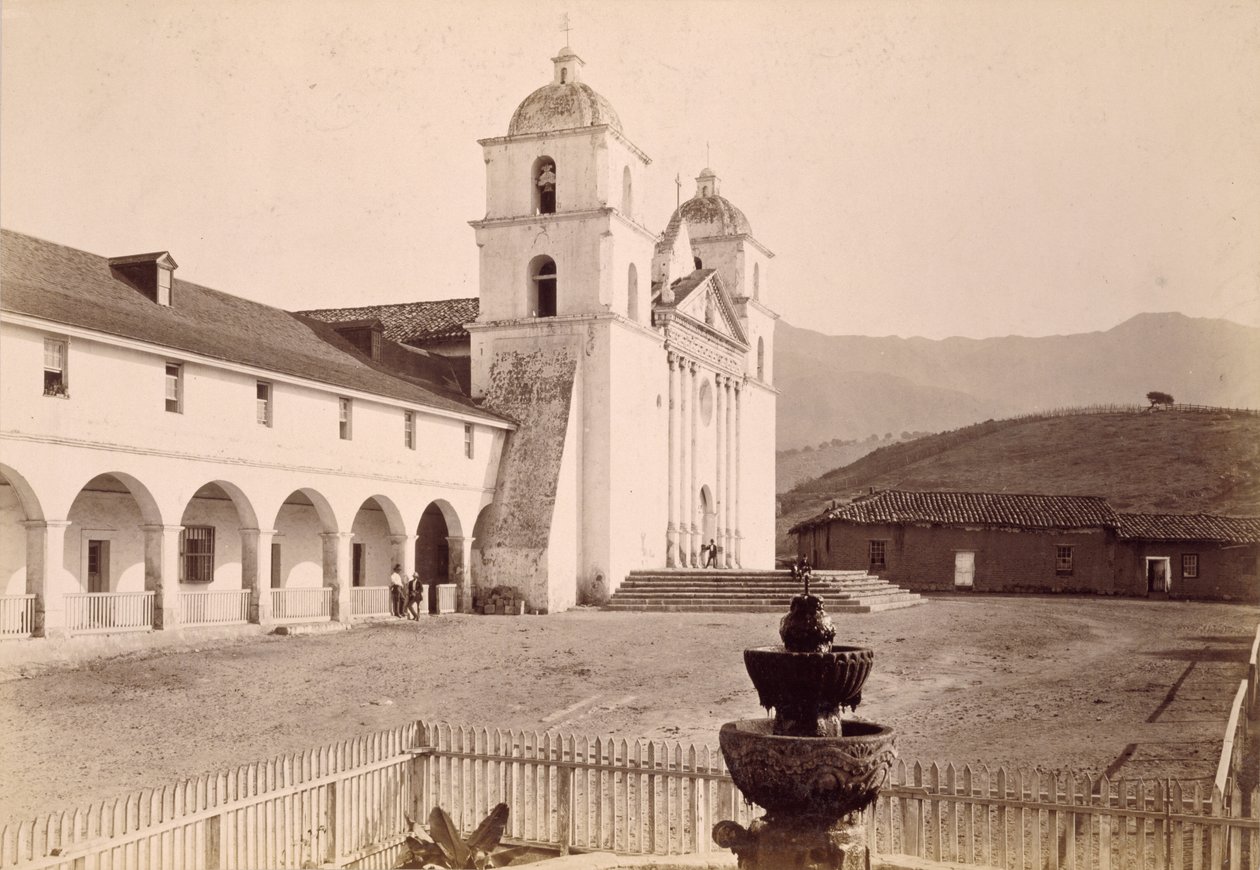 [Mission, Santa Barbara] af Carleton Watkins