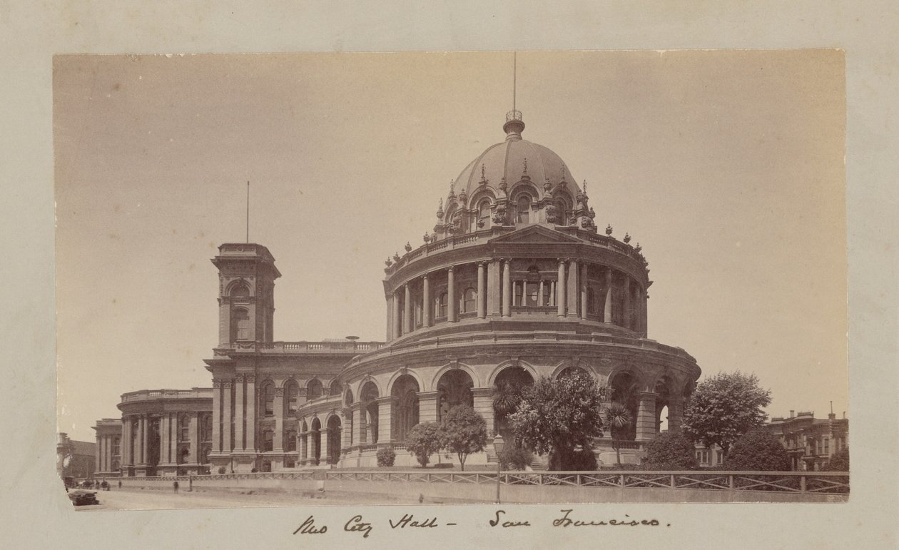 Nyt rådhus - San Francisco af Carleton Watkins