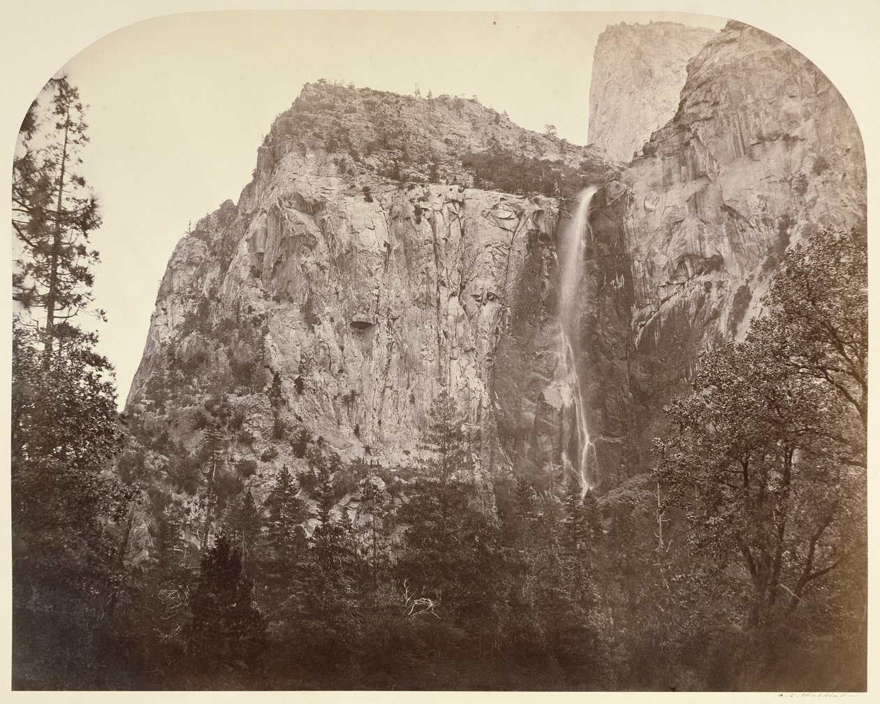 Pohono - Brudesløret - 900 ft. Yosemite af Carleton Watkins
