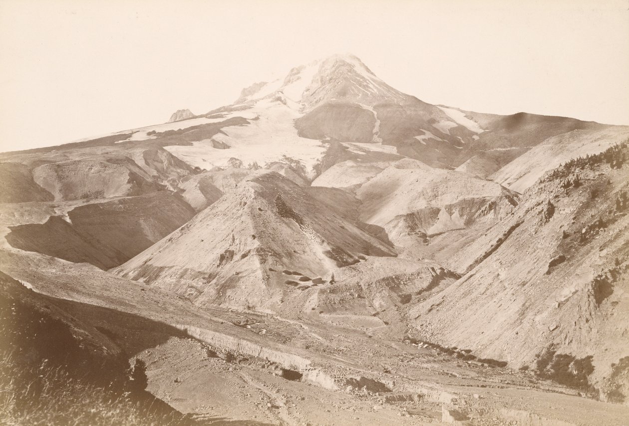 [Toppen af Mount Hood, Oregon] af Carleton Watkins