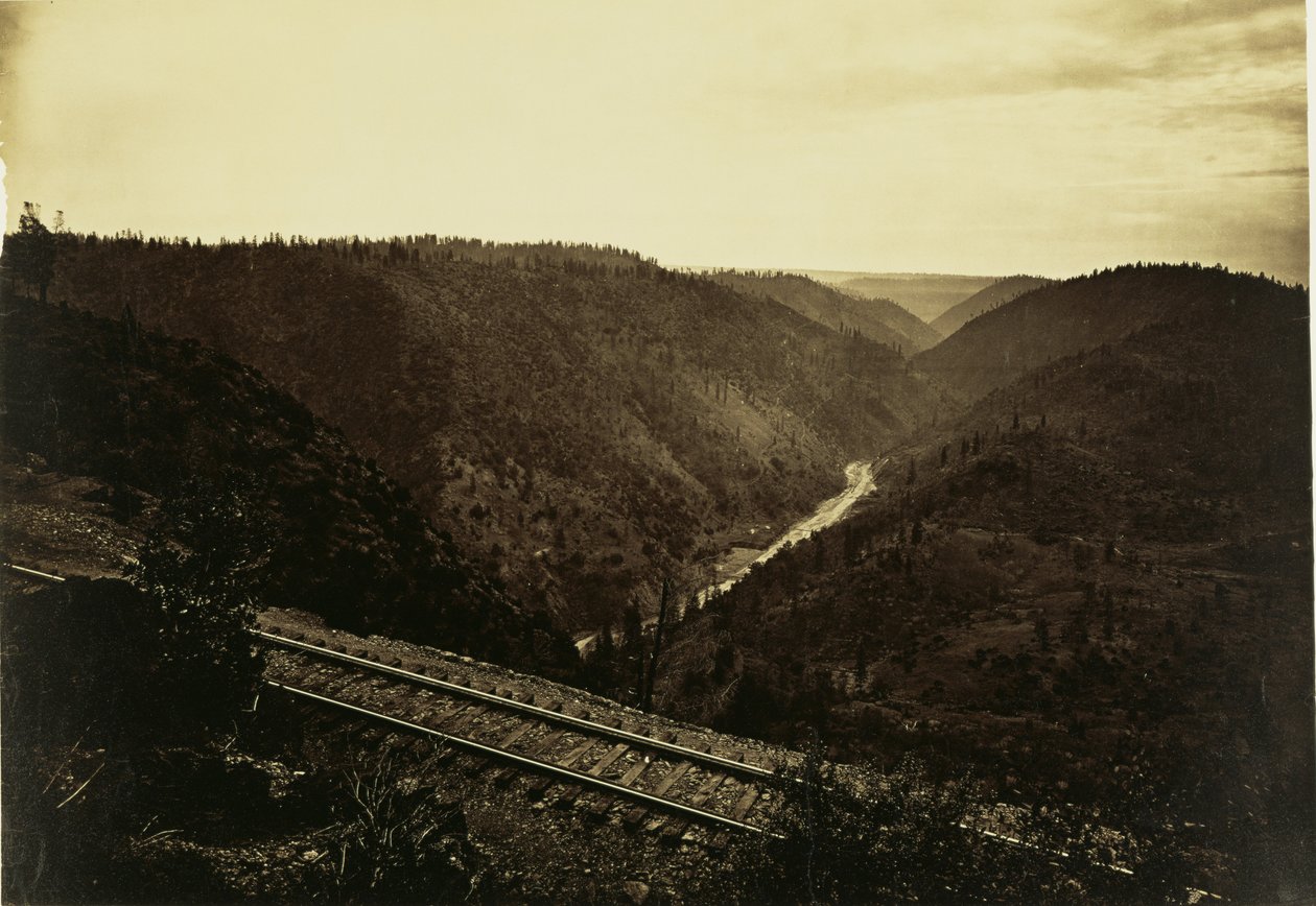 American Rivers kløft, C.P.R.R. af Carleton Watkins