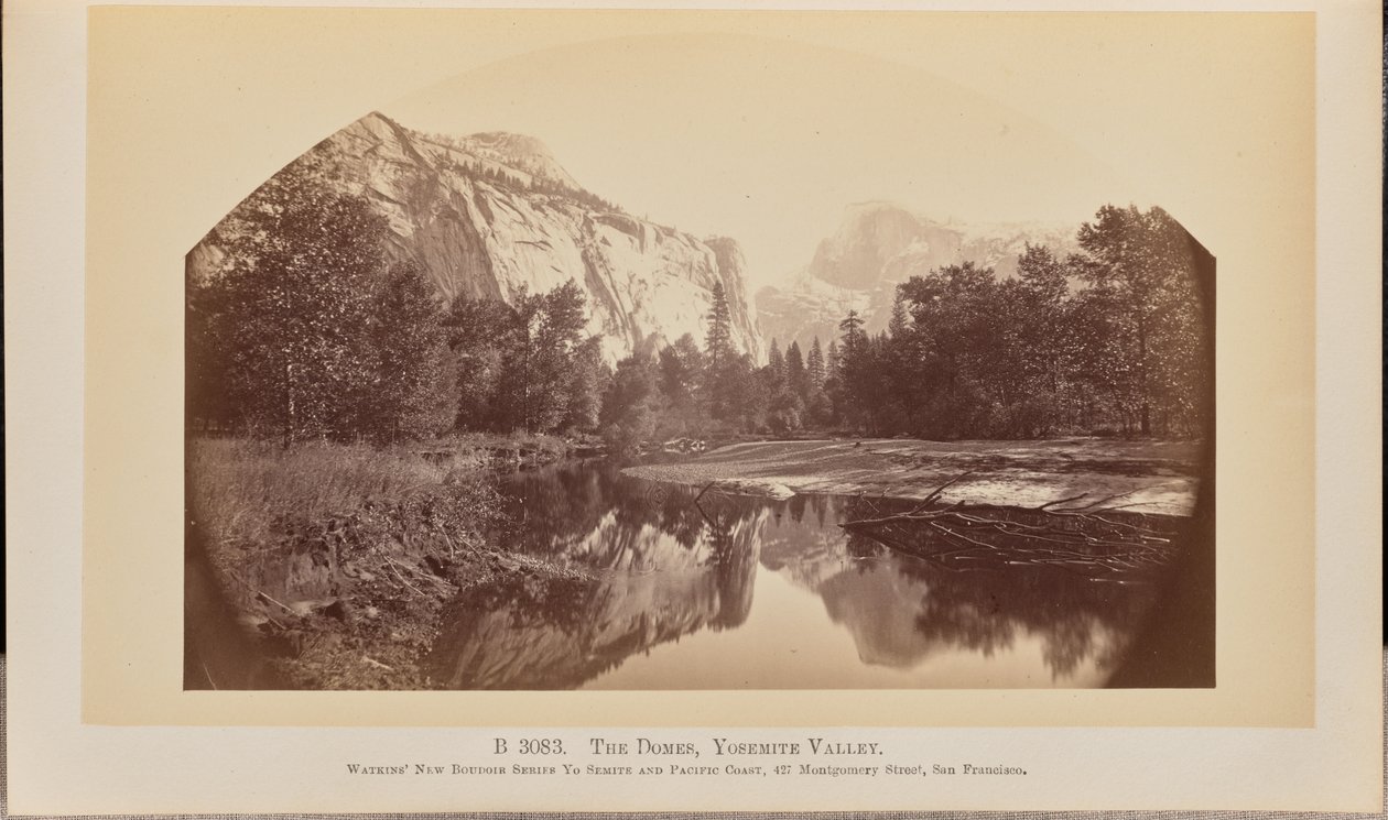 Kuppelhvælvingerne, Yosemite-dalen af Carleton Watkins