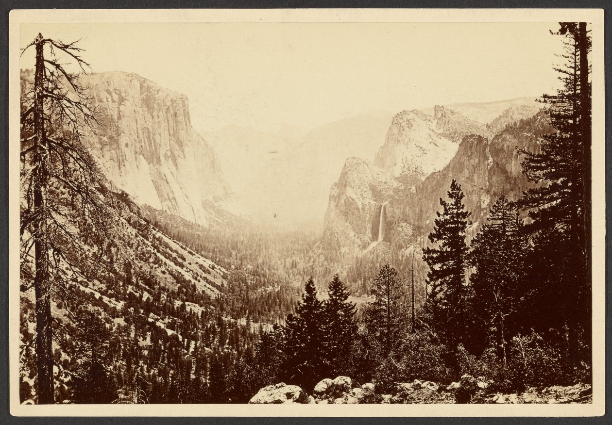 Yosemite fra Inspiration Point af Carleton Watkins