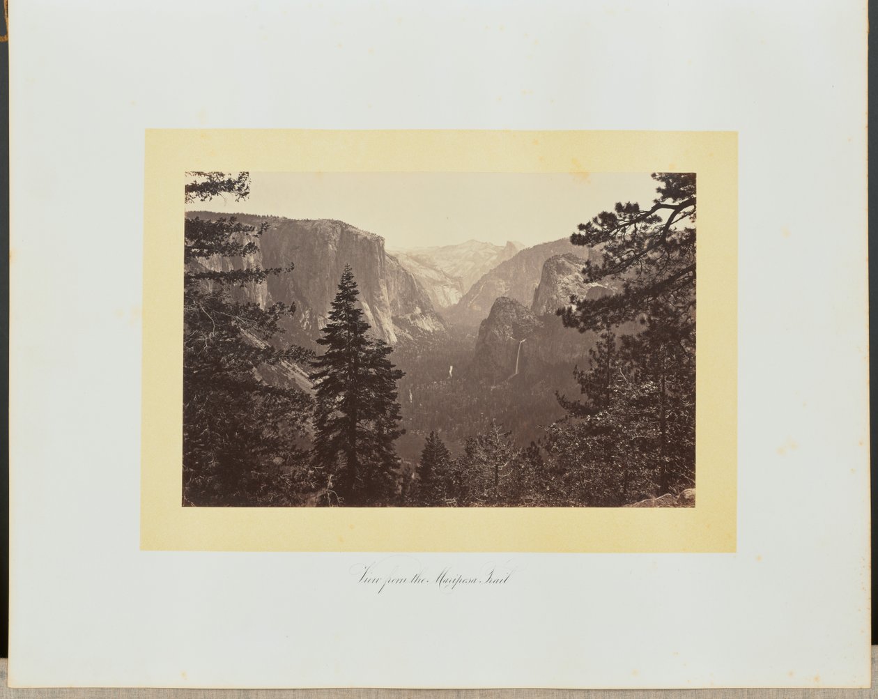 Udsigt fra Mariposa-stien af Carleton Watkins