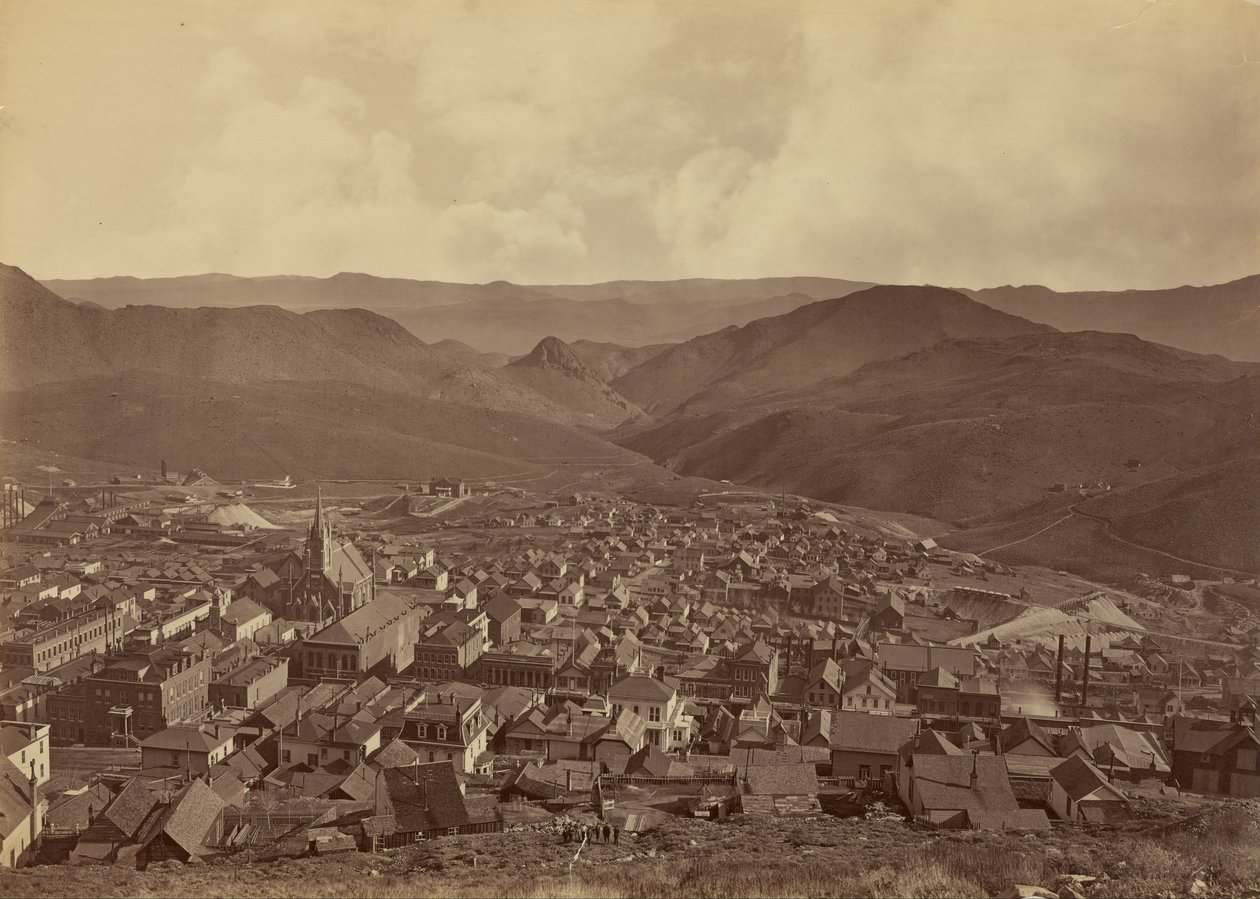 Virginia City, Nevada af Carleton Watkins