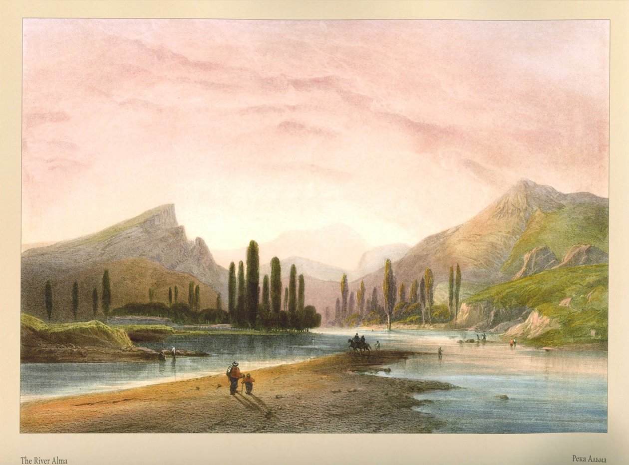 Carlo Bossoli. Alma -floden af Carlo Bossoli
