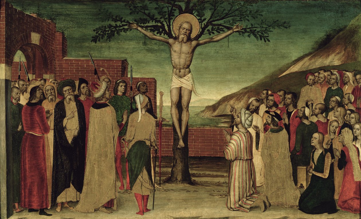 Korsfæstelse af St. Andrew af Carlo Braccesco
