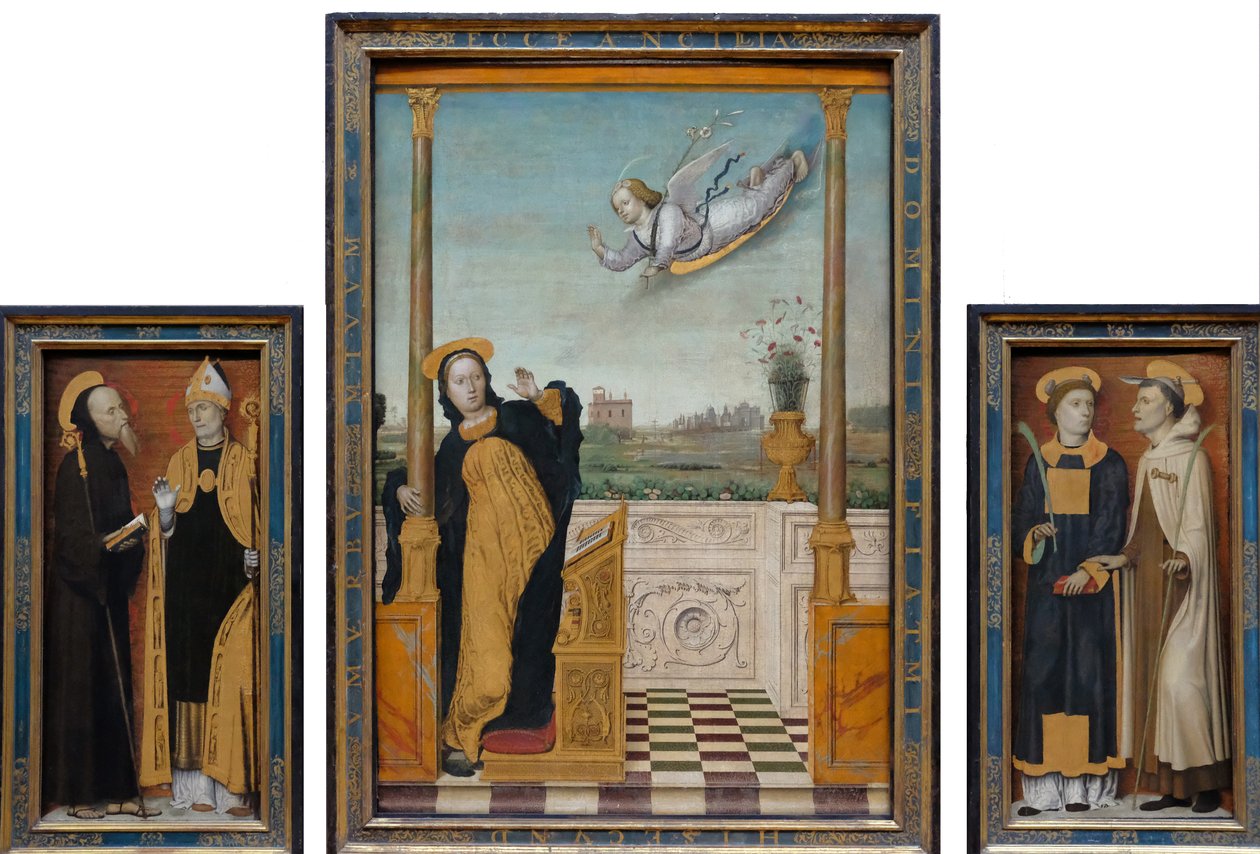 Triptychon af Bebudelsen af Carlo Braccesco