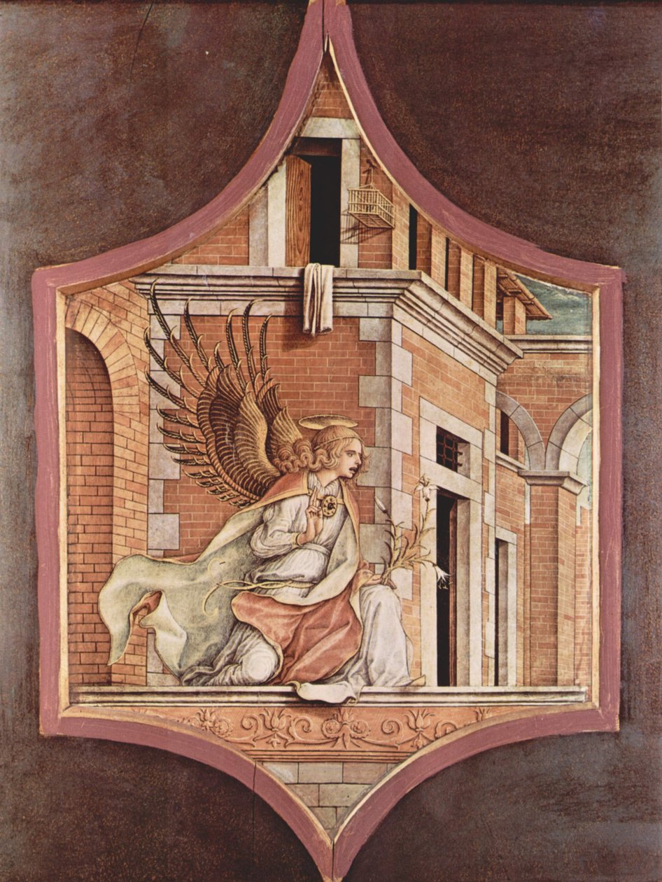 Altertriptykon, venstre vedhæftet fil af Carlo Crivelli