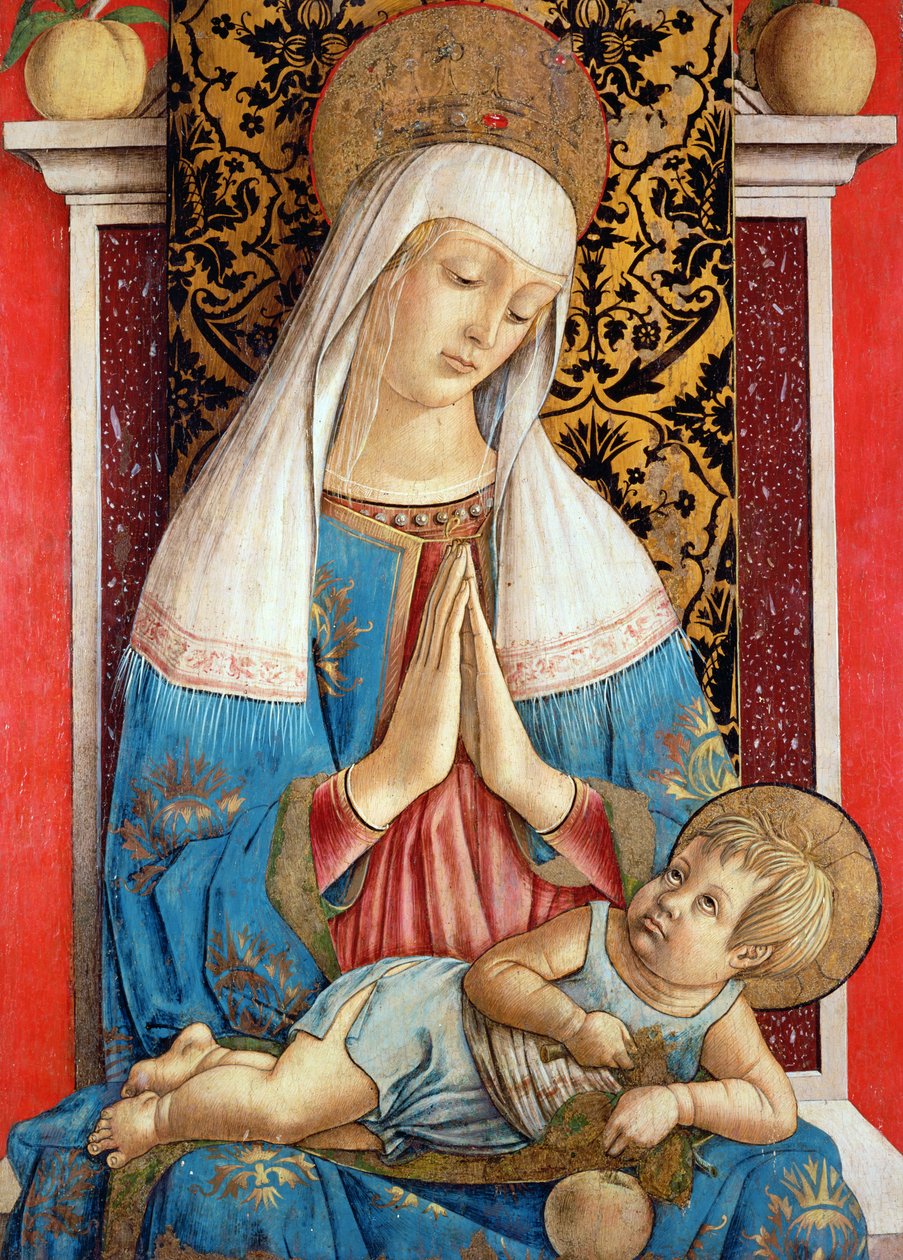 The Madonna af Poggio Brette (tempera på panel) af Carlo Crivelli