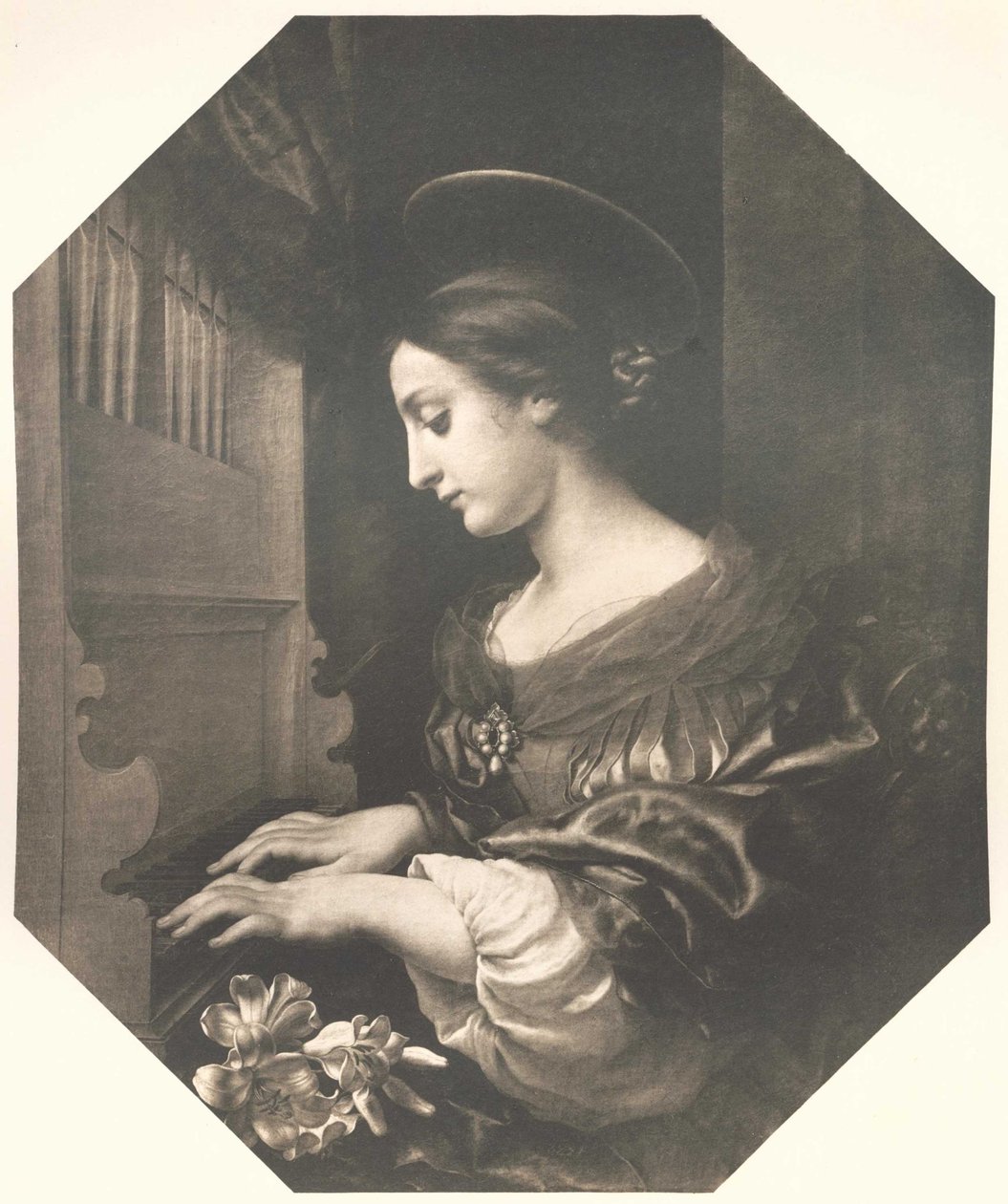 Sankt Cecilia af after Carlo Dolci