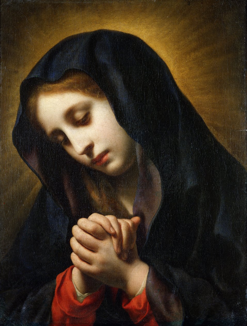 Bebudelsens jomfru, c.1653-55 af Carlo Dolci