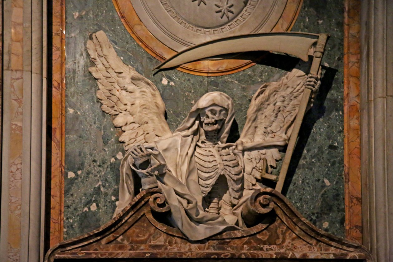 Monument til kardinal Cinzio Albertini (marmor) af Carlo Francesco Bizzaccheri