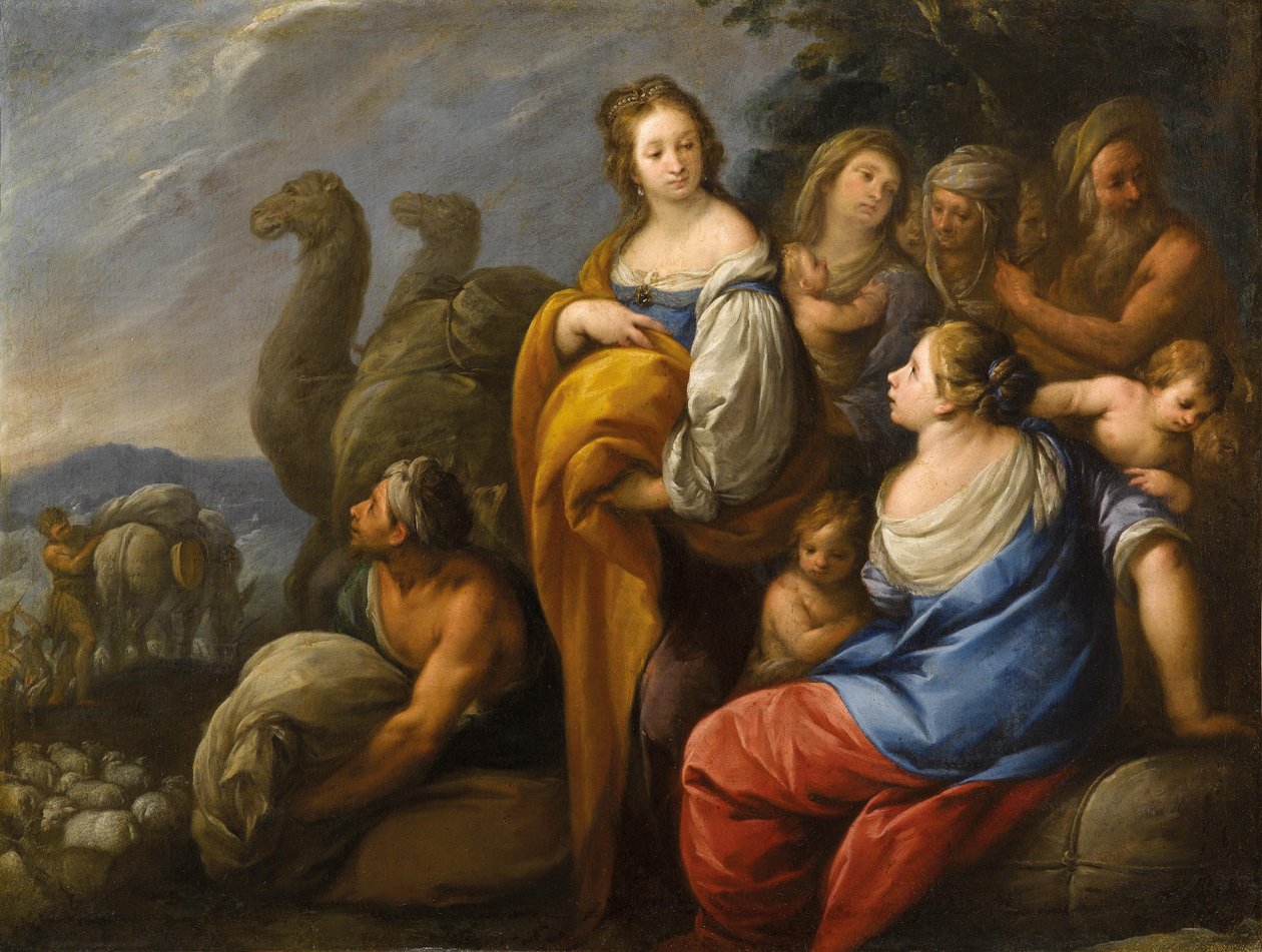 Rachel gemmer idolerne af Carlo Francesco Nuvolone