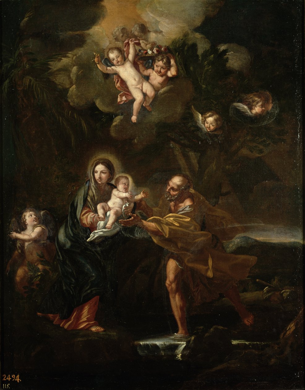 Flugten til Egypten af Carlo Maratta or Maratti